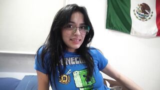 eighteen-year-old virgin nerd cutie receives her 1st anal