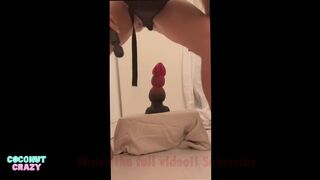 Recent clip out. A red monster up my booty—interested?