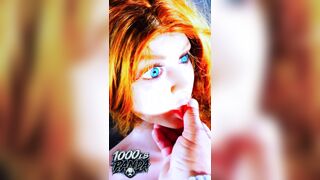 charming blueyed redhead bang whore