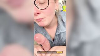 Unexpected Cum in Throat Oral job