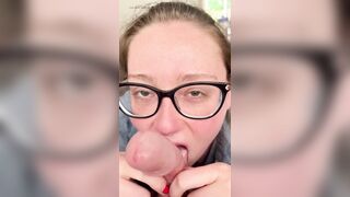 Unexpected Cum in Throat Oral job