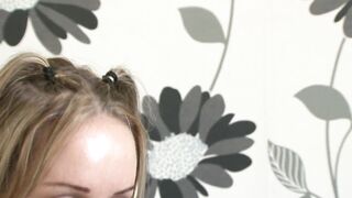 Large butt blond gets pounded from behind