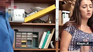 Loss Prevention Scores A Blow job After This babe Strips