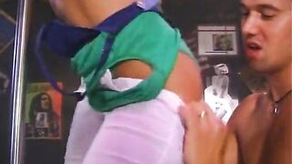 Breasty mother i'd like to fuck wearing high heels gets slammed hard