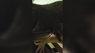 Shy golden-haired Lalin girl! Takes BBC in doggy style