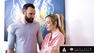 DREAM MASSAGE - Masseuse Gives Sexy POV Massage To Her Siblings Hubby