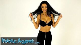 Public Agent Fast screwing with tanned constricted body honey
