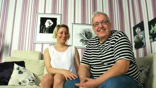 Blond german mother i'd like to fuck opens her twat despairing to be permeated by 2 large weenies during the time that being filmed in pov inside the room
