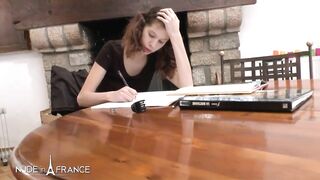 Stella is a wicked student getting hard drilled