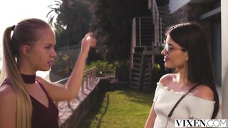 VIXEN – Shy brunette hair Stefany loses all control with Alberto