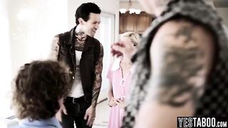 Cuck spouse watches his business partners group sex his mother I'd like to fuck wife