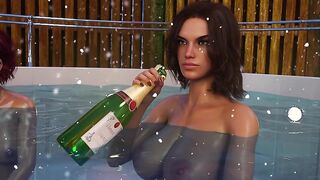 Being A DIK 270 - Nice-looking Cuties in the Jacuzzi