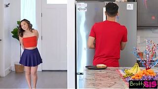 "Give Me All Your Cum Tonight" Kimmy Kimm Rides Diego Perez Hard For 4th Of July Creampie