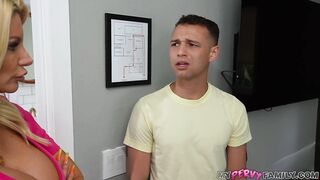 Mypervyfamily - Sexy Golden-haired Stepmom Soothes Stepson on Vacation - Brittany Andrews