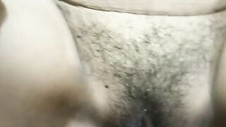 Banging Nepali Bhabhi creamy snatch at jungle clear Nepali audio