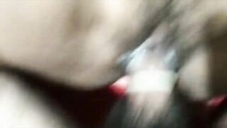 Banging Nepali Bhabhi creamy snatch at jungle clear Nepali audio