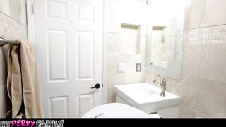 MyPervyFamily - My Stepdad Finds My Condoms! - Ashley Alexander
