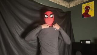 Spider-Guy Mask Edging Dream: Jerking My Hard Ramrod for Gwen Stacy Until Miles Morales Ruins My Jizz flow