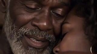 Afro hot [AI - Generated] black huge large tits large booty thick ebony naija nigerian lustful hawt aged mother I'd like to fuck black 3-headed femdom-goddess banged raw in public raw, no fucking-rubber by a darksome skin poor grandpa