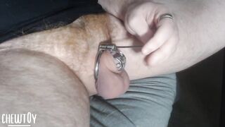 Chunky Soft Shlong Gets Trapped In Metal. I Need Greater quantity Chastity Toys!