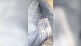 Peed-on panties and double climax