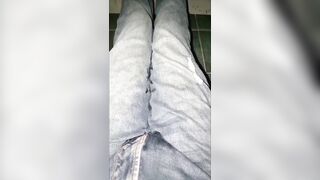 Peed-on panties and double climax