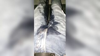 Peed-on panties and double climax