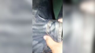 Peed-on panties and double climax