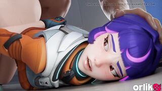 Juno Overwatch CG - Double Penetration Constricted Arsehole Group sex Gone Wrong Hardcore Animation