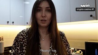 alina rai shows off large melons and creamy snatch