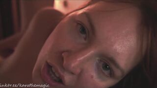 Bedtime stories: eye contact squirting