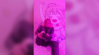 Latex Doll Screws Her Throat with a Biggest Tentacule