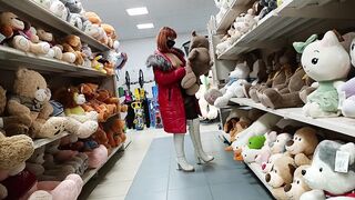 Striptease in a toy store