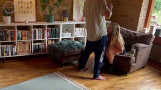 Thick Hawt Swedish Blond Sugarbabe with large bazookas and large butt takes money and sucks knob and gets drilled hard