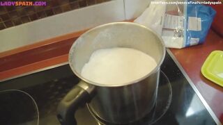 Breasty Older Woman Cooks Her Star Recipe