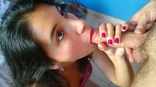 MARVELOUS FACE SUCKING A MASSIVE ROD CUM IN THROAT