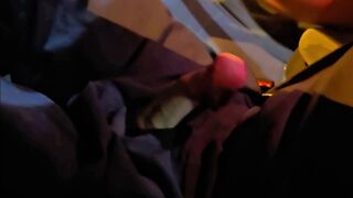 Night Drive KNOB OUT! Finished with cum