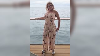 AGED LARGE TIT Cruise Ship ONLYFAN Movie scenes Oozes and Voyeur Peaks