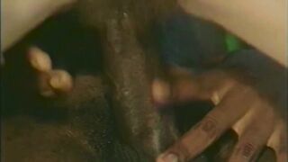 Moana Takes a Large Ebony Penis in Her Hirsute Cunt.