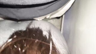 Large-bootied Gal Grabs Stranger's Schlong