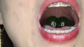 Swallowing Jelly in the Shape of Penises
