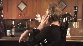 Tied Older mother I'd like to fuck in Latex Teased by Master Stud
