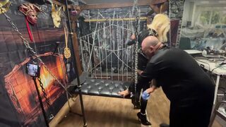 Part three:- Melanie's 1st Time in the Dungeon with Lanista Bear and Domme Satana.