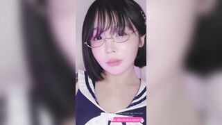 Small oriental in the shower - I can’t stop touching myself - Dj Sakura