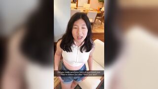 U begged your girlfriend not to confront your bully