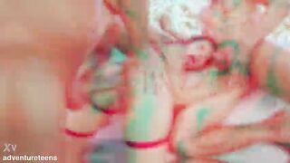 Lots of anal for the sexy doxy LORE HAWT by several BBCs, DAP. Hard anal invasion pissing