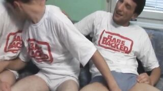 Hardcore Homosexual Bareback 3some Dark hole Pounding