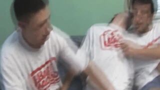 Hardcore Homosexual Bareback 3some Dark hole Pounding