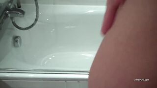 Almost caught during the time that I get a BJ in the baths