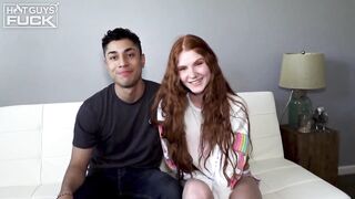 9inch Latino Bangs SEXY Red Head College Teen Floozy